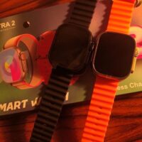 Attractive HM Ultra 2 Smart Watch & Earbuds Health Monitoring