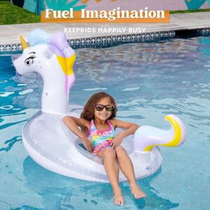 Colorful Unicorn Pool Float