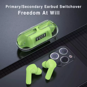 Fashionable wireless earphones Transparent