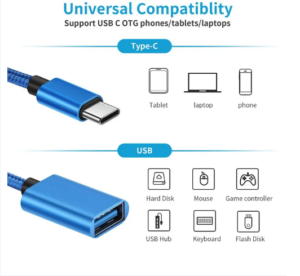 High Speed USB Transfer Cable OTG Connecter