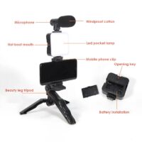 Smartphone Studio Kits Design for Attaching Microphone or Video Light