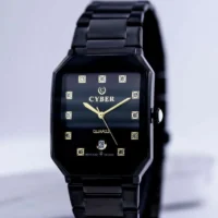 Men’s Square Wrist Watch Water-Resistant Comfortable Strap